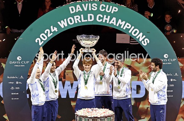 Italy Davis Cup Winners Malaga 2024