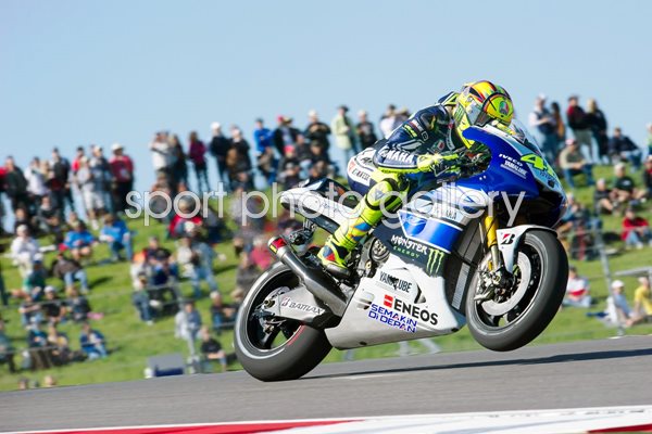 Valentino Rossi Wheelie Moto GP Texas 2013