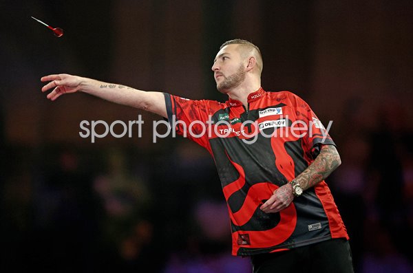 Nathan Aspinall England v Luke Littler World Darts Championships 2025