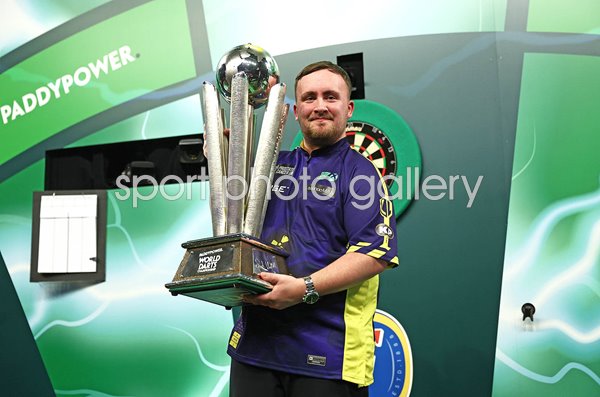 Luke Littler England PDC World Darts Champion Alexandra Palace London 2025