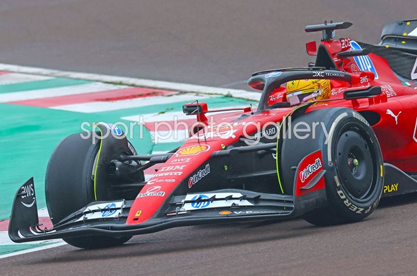 Lewis Hamilton Great Britain Ferrari testing Fiorano Modenese Italy 2025