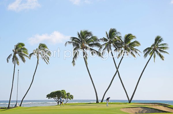 Paul Peterson USA 16th Green Waialae Country Club Sony Open Hawaii 2025