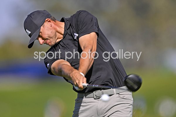 Ludvig Aberg Sweden drives Farmers Insurance Open Torrey Pines 2025  
