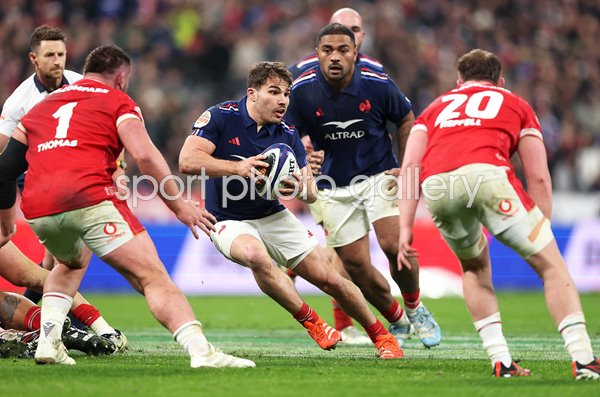Antoine Dupont France v Wales Stade de France Paris Six Nations 2025