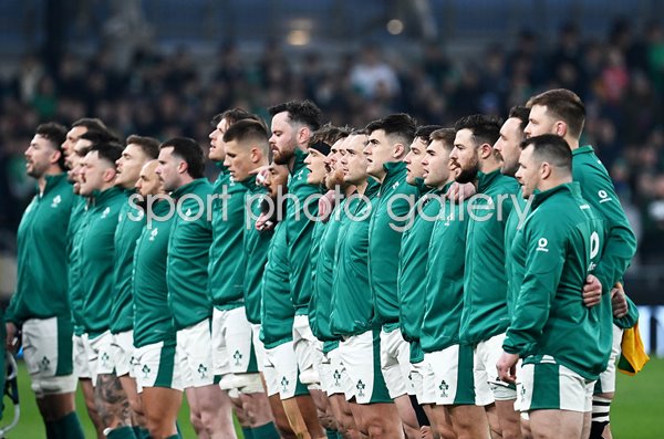 Ireland team line up v England Aviva Stadium Dublin Six Nations 2025