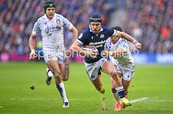 Darcy Graham Scotland v Italy Murrayfield Six Nations 2025