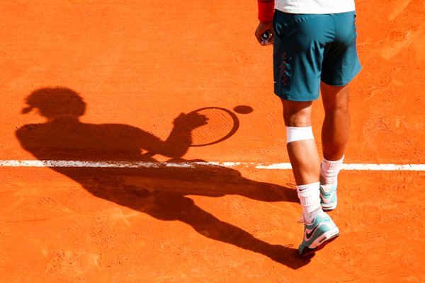 Rafael Nadal serves Monte Carlo 2013