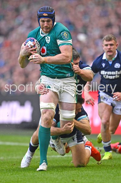 Ryan Baird Ireland v Rory Sutherland Scotland Murrayfield Six Nations 2025