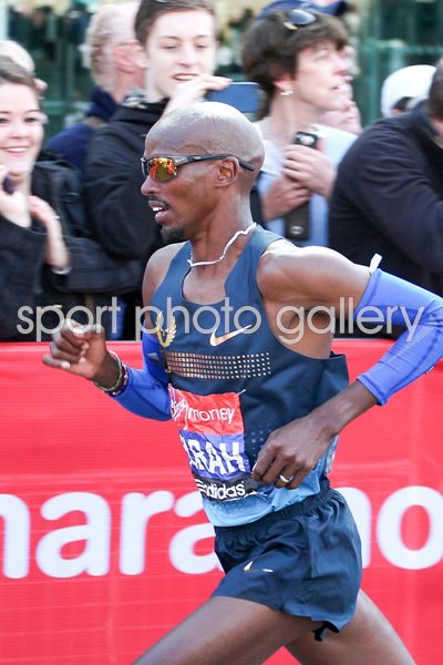 Mo Farah London Marathon 2013