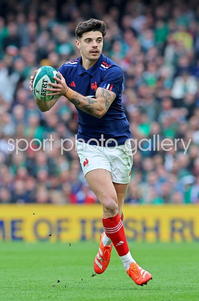 Romain Ntamack France v Ireland Dublin Six Nations 2025