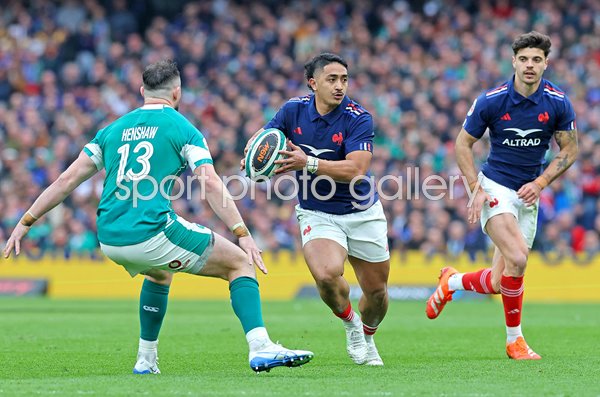 Yoram Moefana France v Ireland Dublin Six Nations 2025