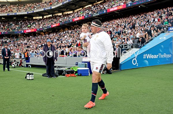 Jamie George England 100th cap v Italy Twickenham Six Nations 2025