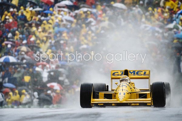 Nelson Piquet Brazil Lotus-Judd Circuit Gilles Villeneuve Montreal Canada 1989
