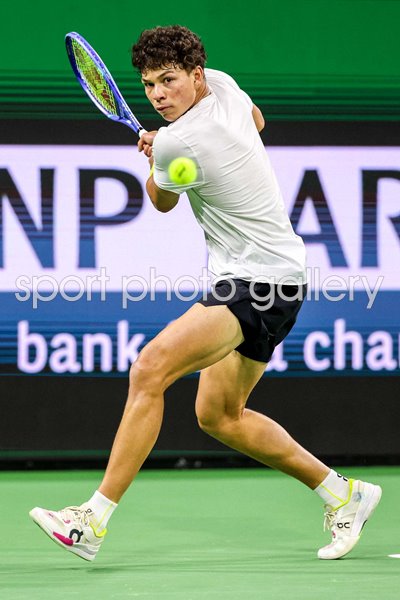 Ben Shelton USA backhand Indian Wells 2025