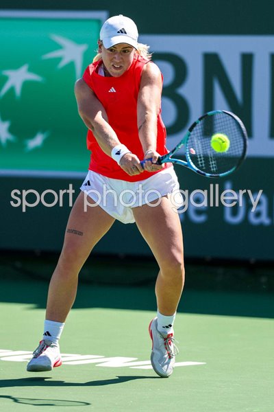 Sonay Kartal Great Britain backhand v Polina Kudermetova Indian Wells 2025