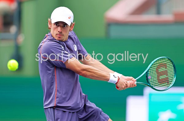 Alex de Minaur Australia backhand focus Indian Wells 2025