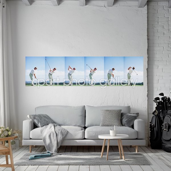 Ernie Els 6 Stage Swing Sequence Wall Sticker