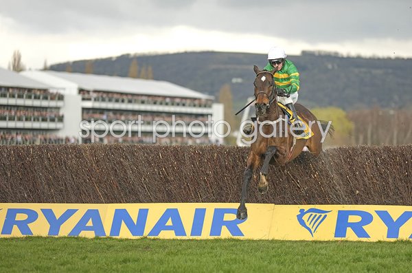 Mark Walsh & Fact To File last fence Ryannair Chase Cheltenham Festival 2025
