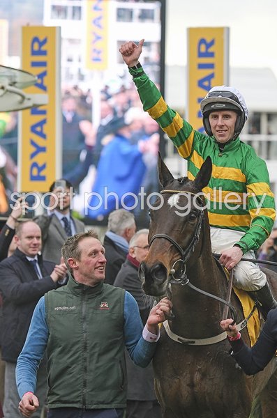 Mark Walsh winning jockey Fact To File Ryannair Chase Cheltenham Festival 2025