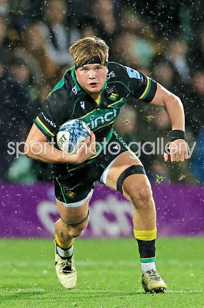 Henry Pollock Northampton Saints v Sale Sharks Franklins Gardens 2024