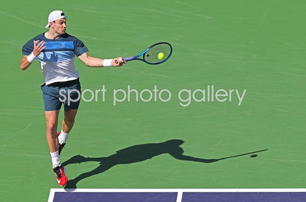 Jack Draper Great Britain forehand power BNP Paribas Open Indian Wells 2025