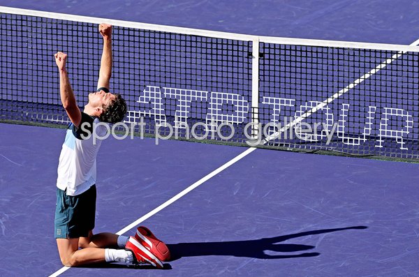 Jack Draper Great Britain winning moment BNP Paribas Open Indian Wells 2025