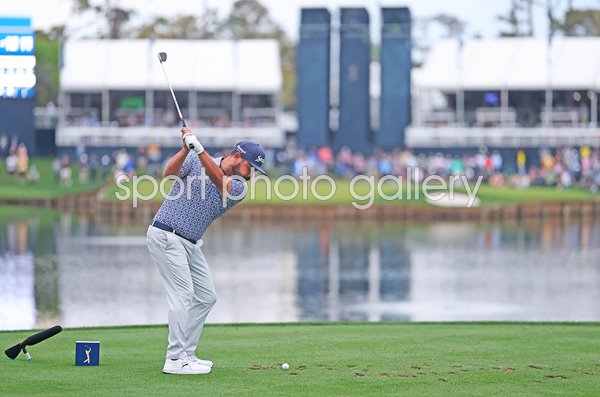 J.J. Spaun USA 17th tee Round 4 THE PLAYERS Championship TPC Sawgrass 2025