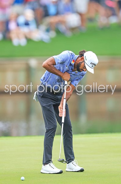 Akshay Bhatia USA putting Round 4 THE PLAYERS Championship TPC Sawgrass 2025