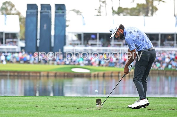 Akshay Bhatia USA 17th tee Round 4 THE PLAYERS Championship TPC Sawgrass 2025