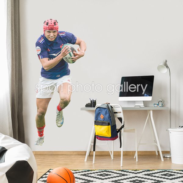 Louis Bielle-Biarrey France V Ireland Dublin Six Nations 2025 Wall Sticker