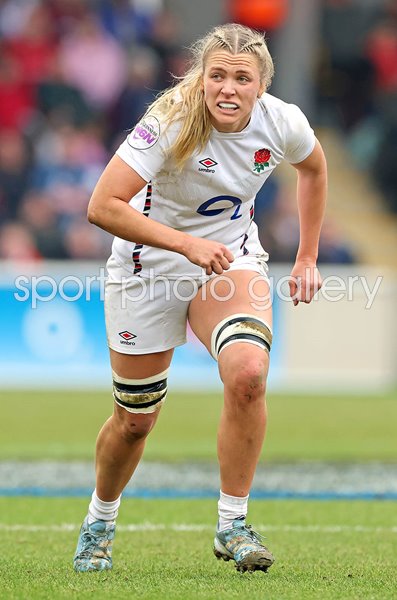 Zoe Aldcroft England captain v Italy York Women's Six Nations 2025
