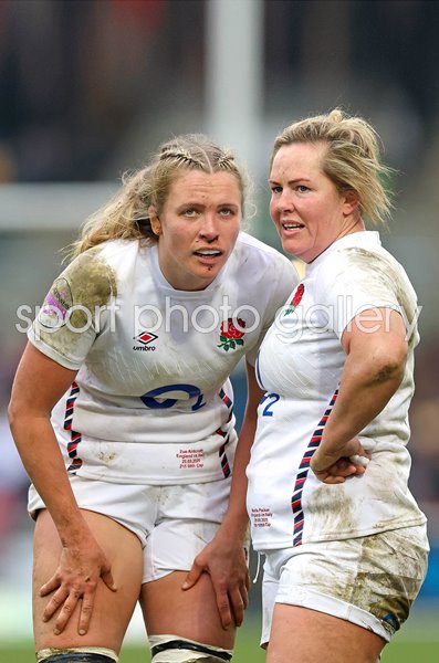 Zoe Aldcroft & Marlie Packer England v Italy York Women's Six Nations 2025