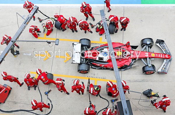 Lewis Hamilton Great Britain Ferrari pit stop (3 of 3) Chinese Grand Prix 2025