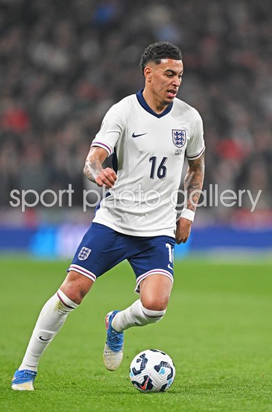 Morgan Rogers England on the ball v Latvia World Cup 2026 Qualifier Wembley