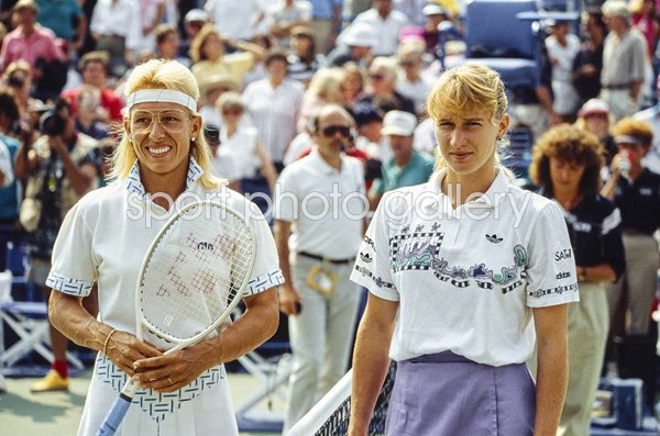 Martina Navratilova & Steffi Graf US Open New York 1989  