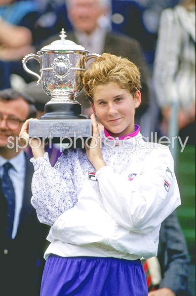 Monica Seles Yugoslavia Ladies Singles Champion French Open Paris 1991