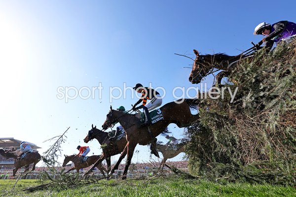 Patrick Mullins riding Nick Rockett clear The Chair Grand National Aintree 2025