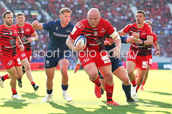 Joel Merkler Toulouse v Sale Sharks Last 16 Champions Cup 2025  