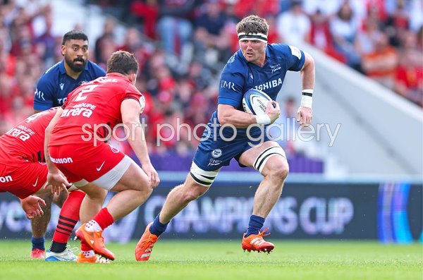 Tom Curry Sale Sharks v Toulouse Champions Cup Last 16 2025  