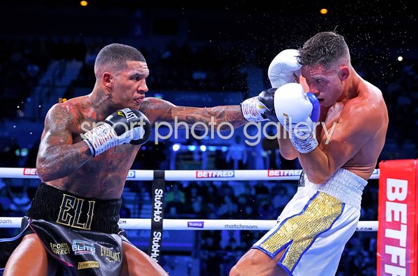 Conor Benn punches Chris Algieri Liverpool 2021