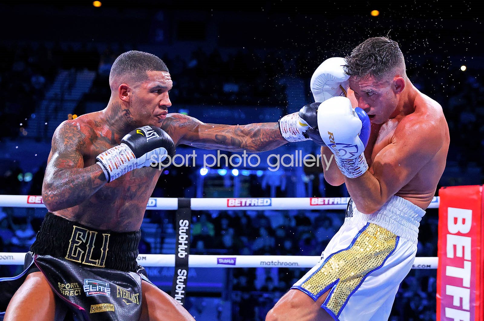 Conor Benn Punches Chris Algieri Liverpool 2021 Images Boxing Posters