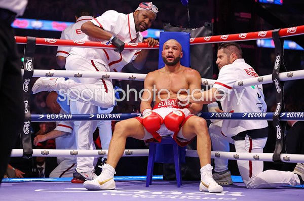 Chris Eubank Jr corner v Conor Benn Middleweight Fight London 2025