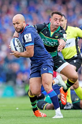 Jamison Gibson-Park Leinster v Alex Mitchell Northampton Champions Cup Dublin 2025