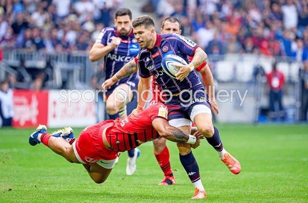 Matthieu Jalibert Bordeaux v Pita Ahki Toulouse European Champions Cup Semi-Final 2025