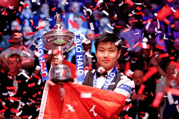 Zhao Xintong China World Snooker Champion Crucible Sheffield 2025 