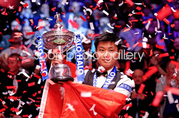 Zhao Xintong China World Snooker Champion Crucible Sheffield 2025 