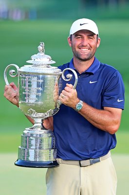 Scottie Scheffler USA Wanamaker Trophy USPGA Championship Quail Hollow 2025