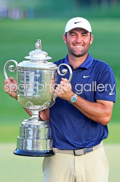 Scottie Scheffler USA Wanamaker Trophy USPGA Championship Quail Hollow 2025