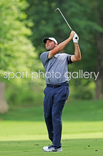 Scottie Scheffler USA Round 2 USPGA Championship Quail Hollow 2025
