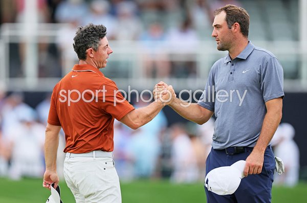 Rory McIlroy & Scottie Scheffler Round 1 USPGA Championship Quail Hollow 2025